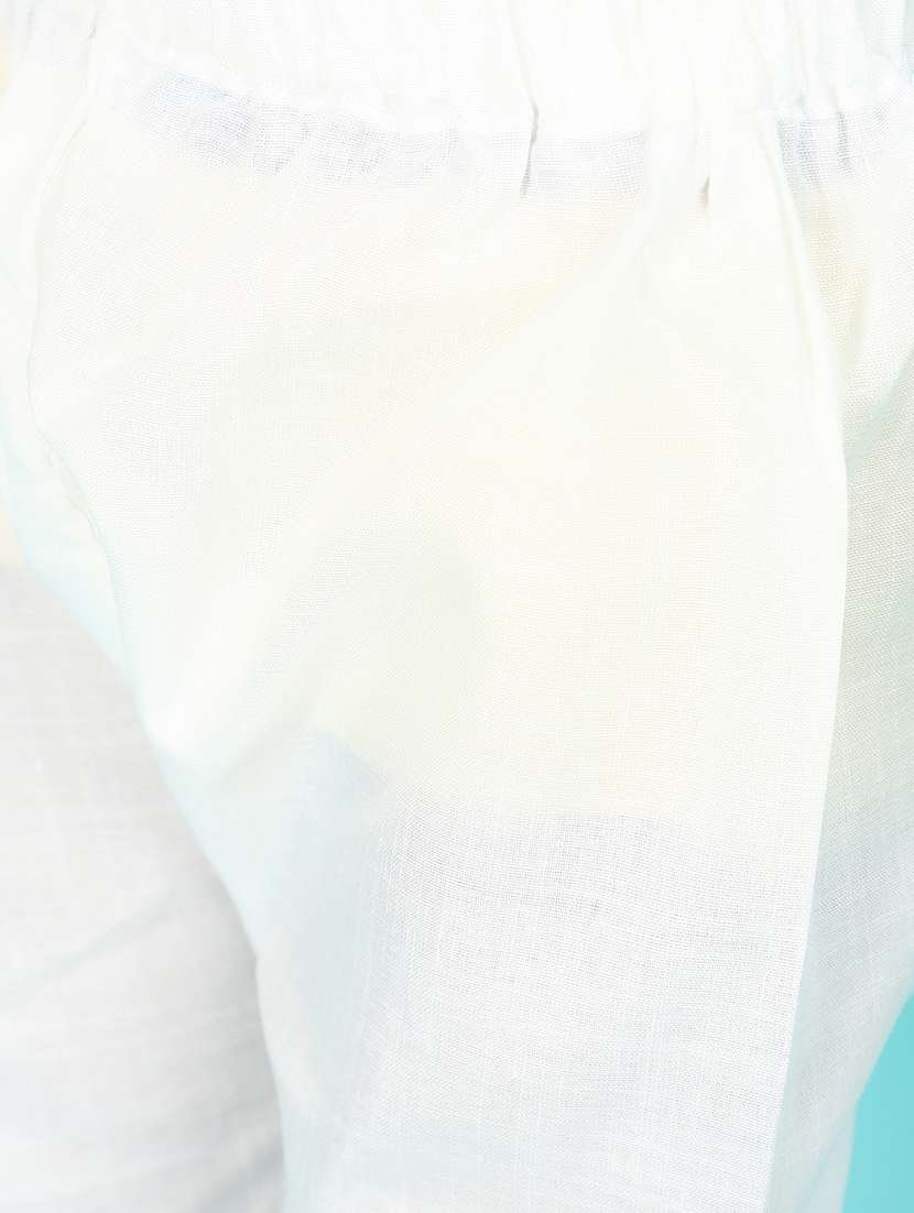 boys solid kurta pyjama set - 21022541 -  Standard Image - 5