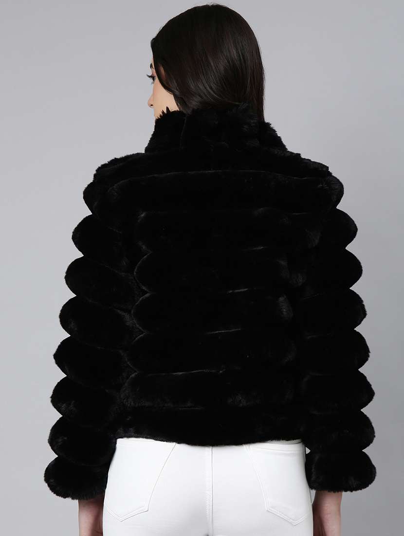 women long sleeved solid quilted jacket - 21023304 -  Standard Image - 3