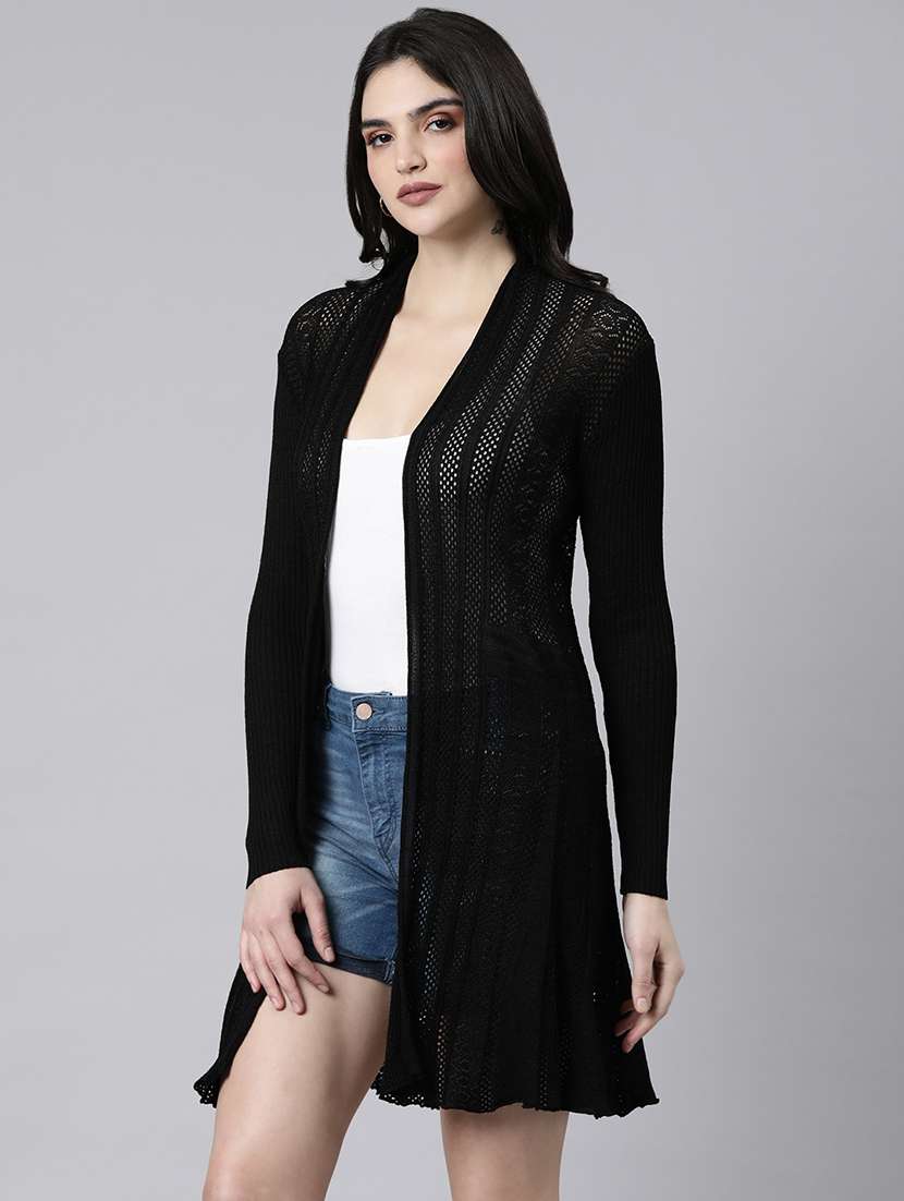 black acrylic shrug - 21023323 -  Standard Image - 3