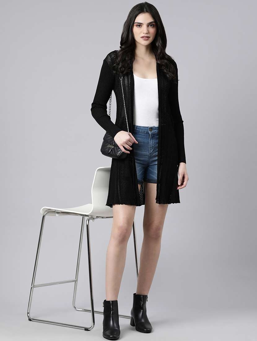 black acrylic shrug - 21023323 -  Standard Image - 5