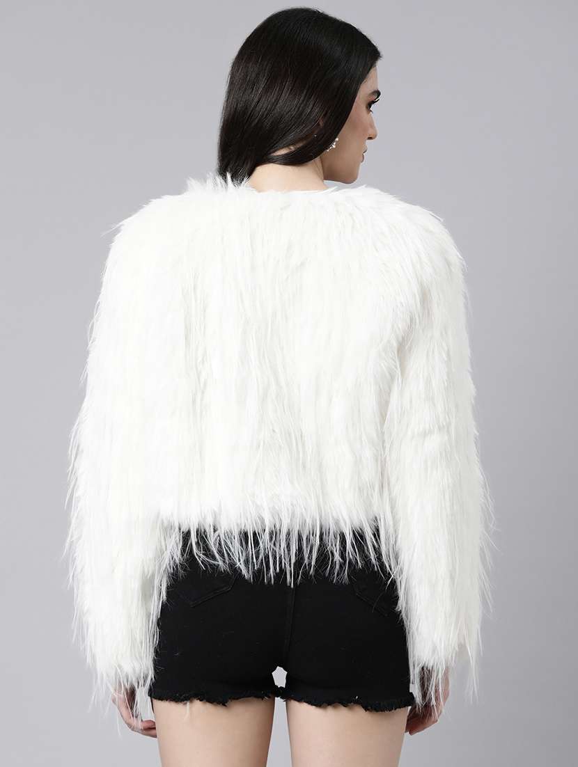 off white acrylic shrug - 21023344 -  Standard Image - 3