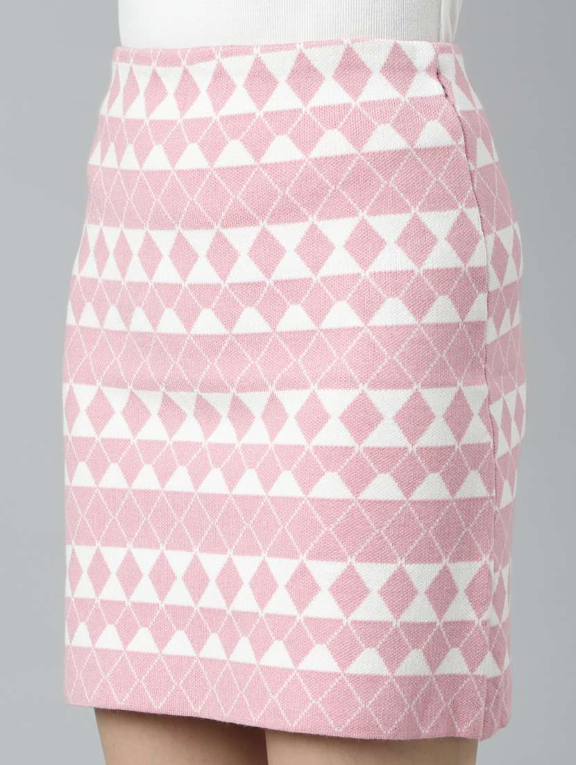 women mid-rise self-designed pencil skirt - 21023365 -  Standard Image - 5