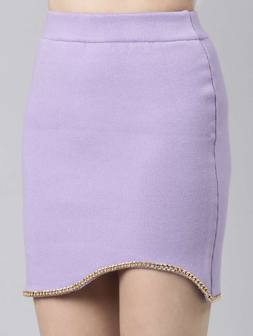 women mid-rise solid pencil skirt - 21023391 - Standard Image - 5