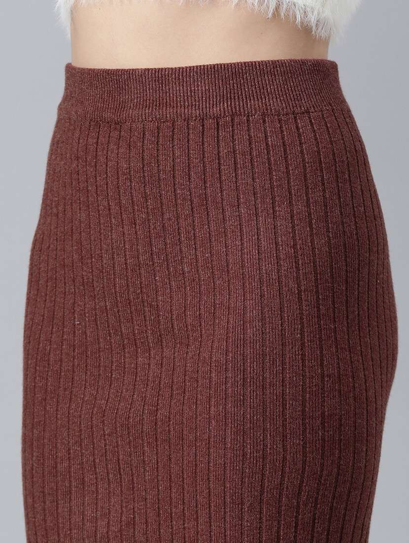 women mid-rise self-designed pencil skirt - 21023412 -  Standard Image - 5