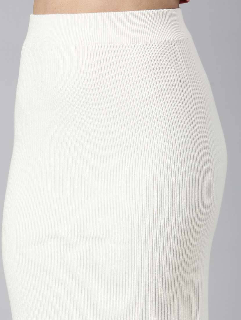 women mid-rise self-designed straight skirt - 21023417 -  Standard Image - 5