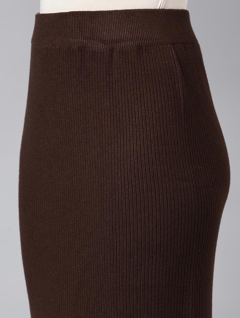 women mid-rise self-designed straight skirt - 21023418 - Standard Image - 5
