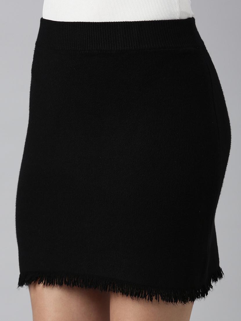 women mid-rise solid pencil skirt - 21023420 - Standard Image - 5