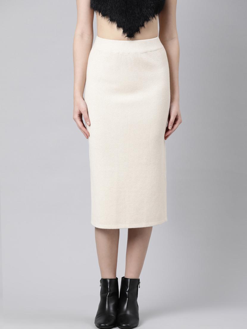 women mid-rise self-designed straight skirt - 21023428 -  Zoom Image - 0