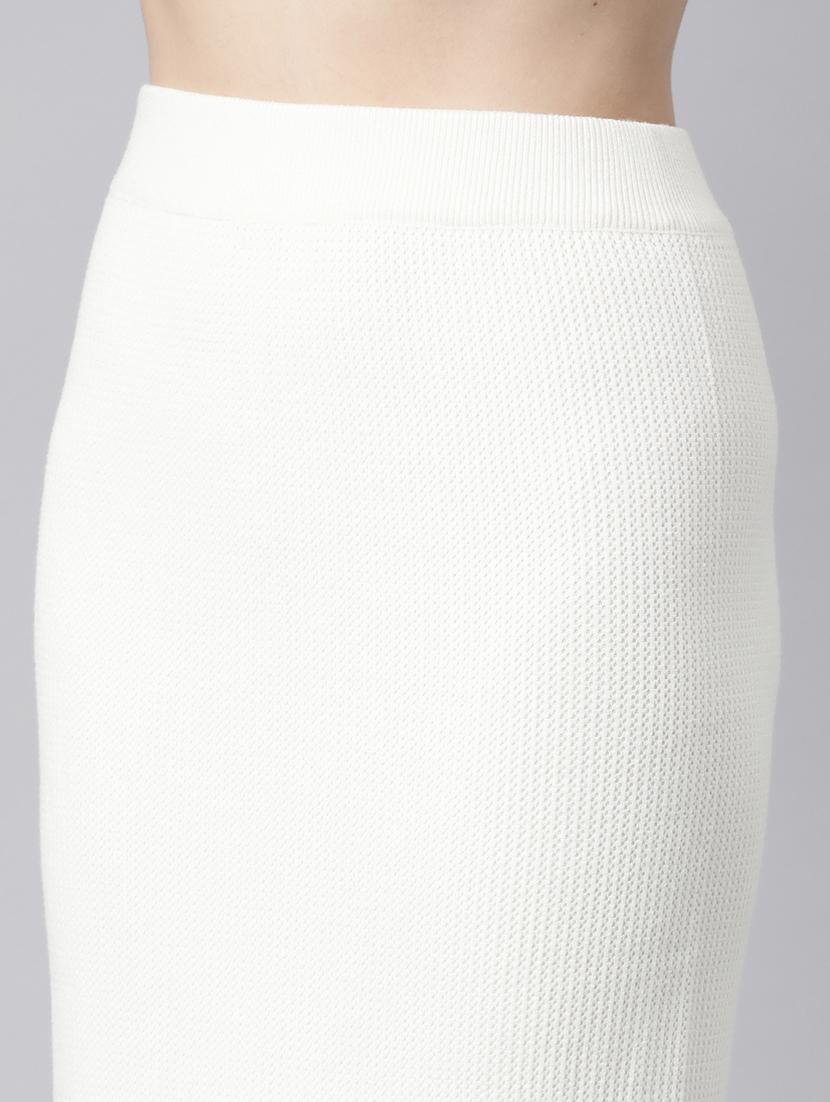 women mid-rise self-designed straight skirt - 21023429 - Standard Image - 5