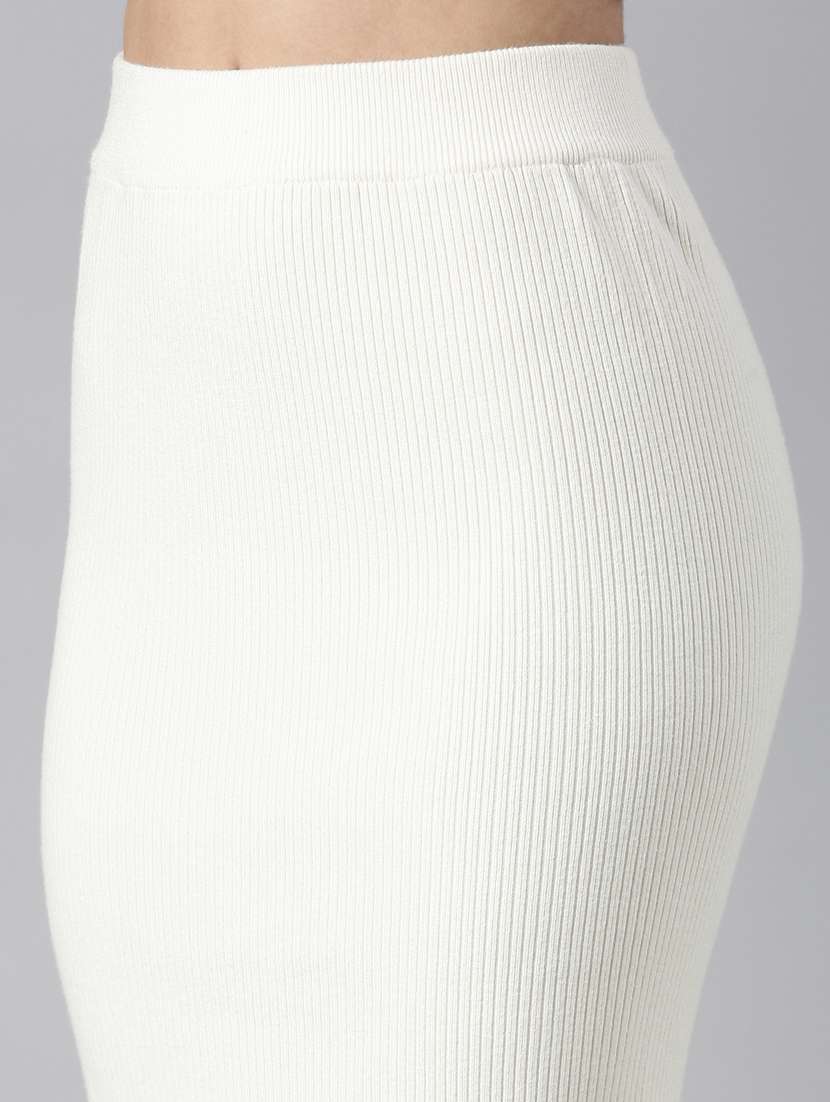 women mid-rise self-designed straight skirt - 21023430 -  Standard Image - 5