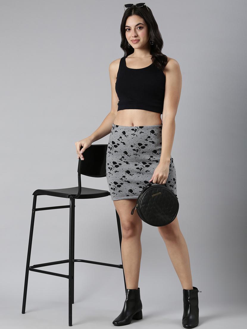 women mid-rise self-designed pencil skirt - 21023447 - Standard Image - 3