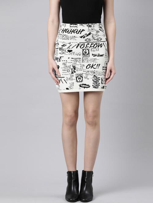 women mid-rise self-designed pencil skirt - 21023473 - Standard Image - 0