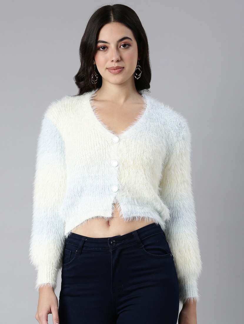 women ombre acrylic cardigan - 21023498 -  Zoom Image - 0