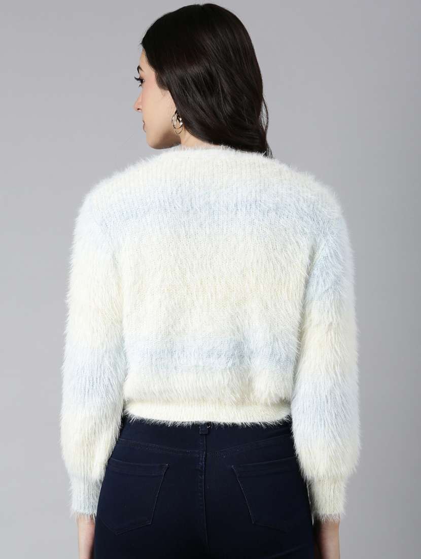 women ombre acrylic cardigan - 21023498 -  Standard Image - 3