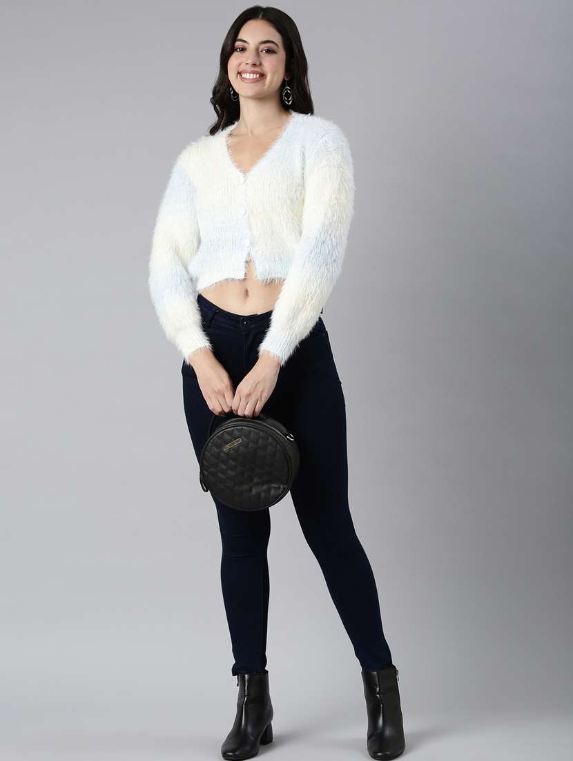 women ombre acrylic cardigan - 21023498 -  Standard Image - 5