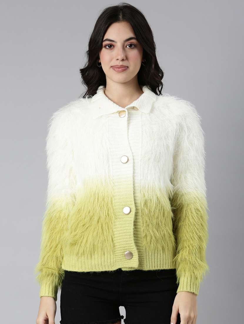 women ombre acrylic cardigan - 21023509 - Zoom Image - 0