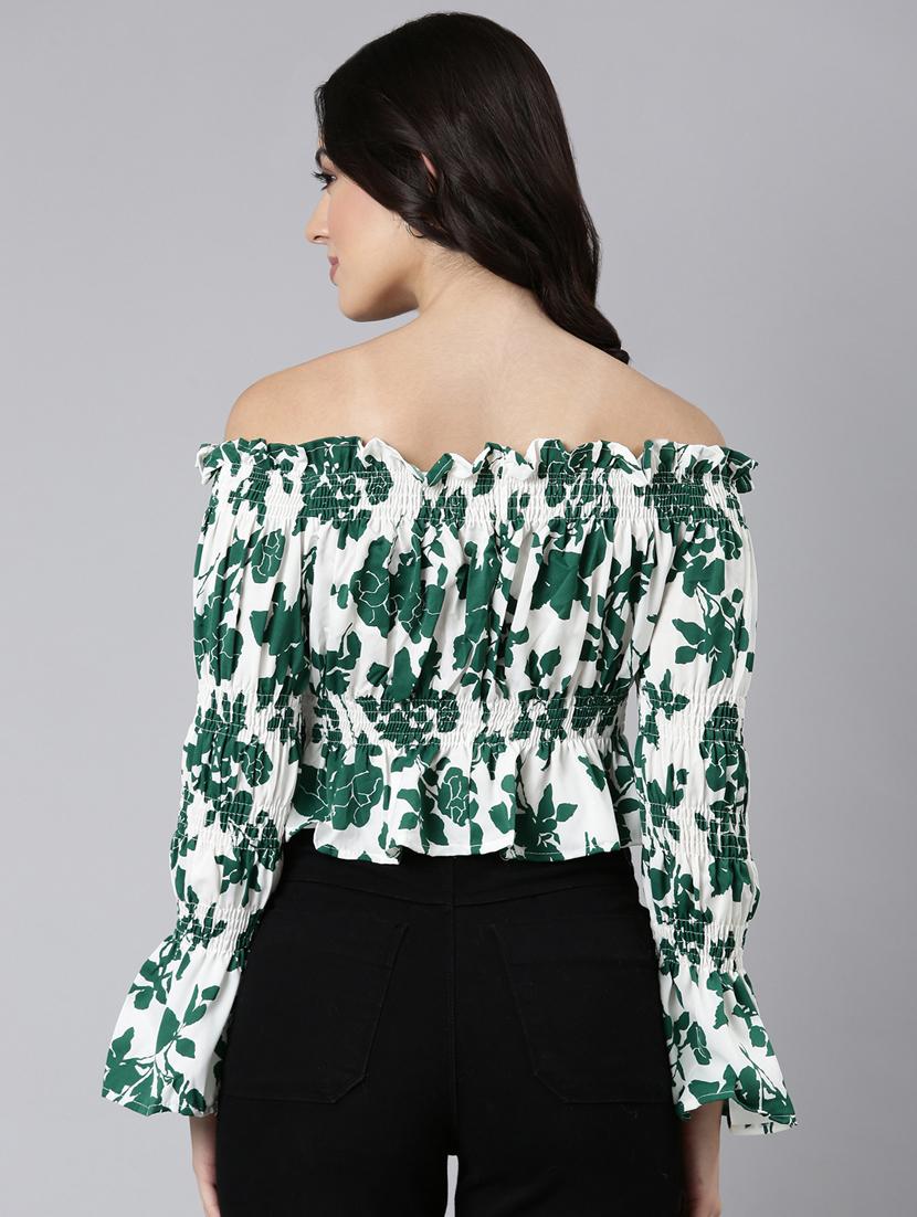 women floral printed peplum top - 21023646 - Standard Image - 3