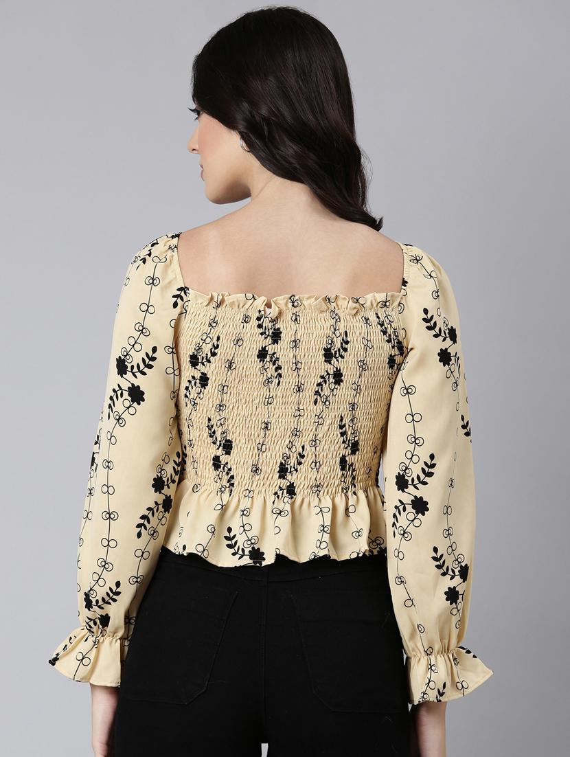 women floral printed peplum top - 21023652 - Standard Image - 3