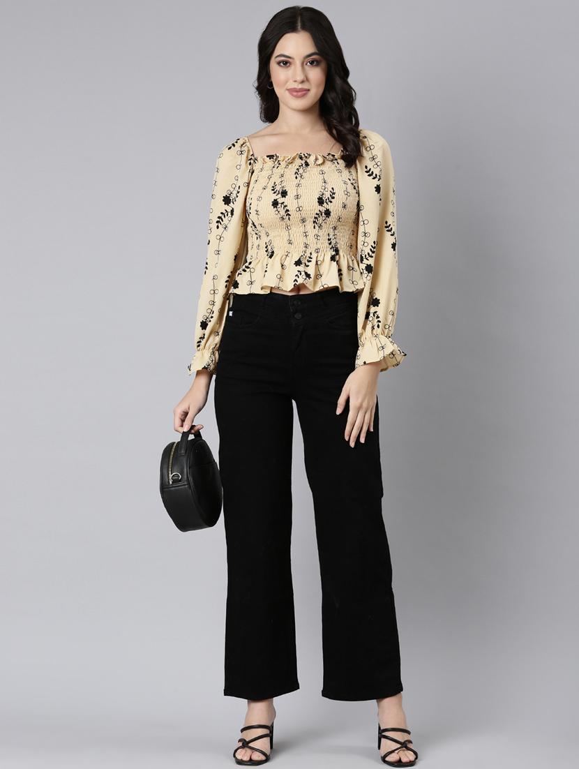 women floral printed peplum top - 21023652 - Standard Image - 5