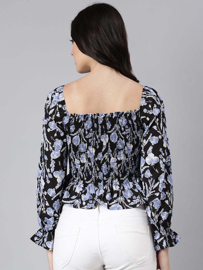 women floral printed peplum top - 21023653 - Standard Image - 3
