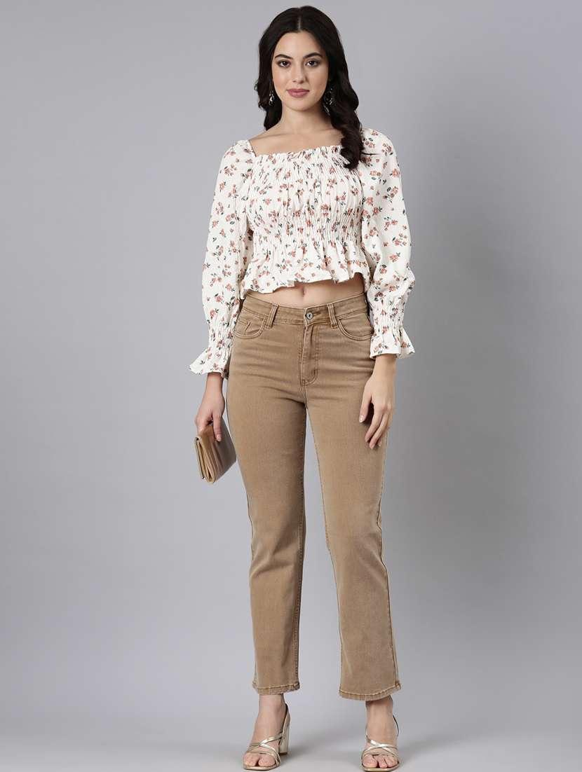 women floral printed peplum top - 21023656 - Standard Image - 5