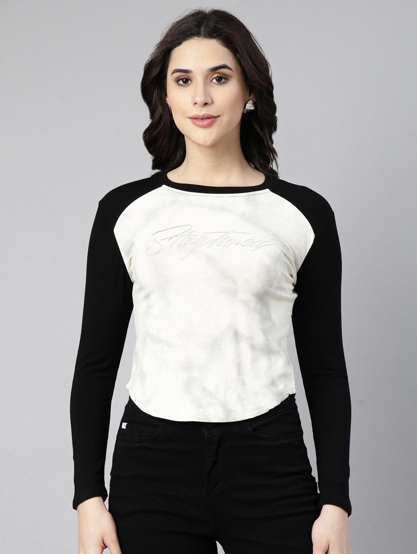women color block regular top - 21023671 - Zoom Image - 0