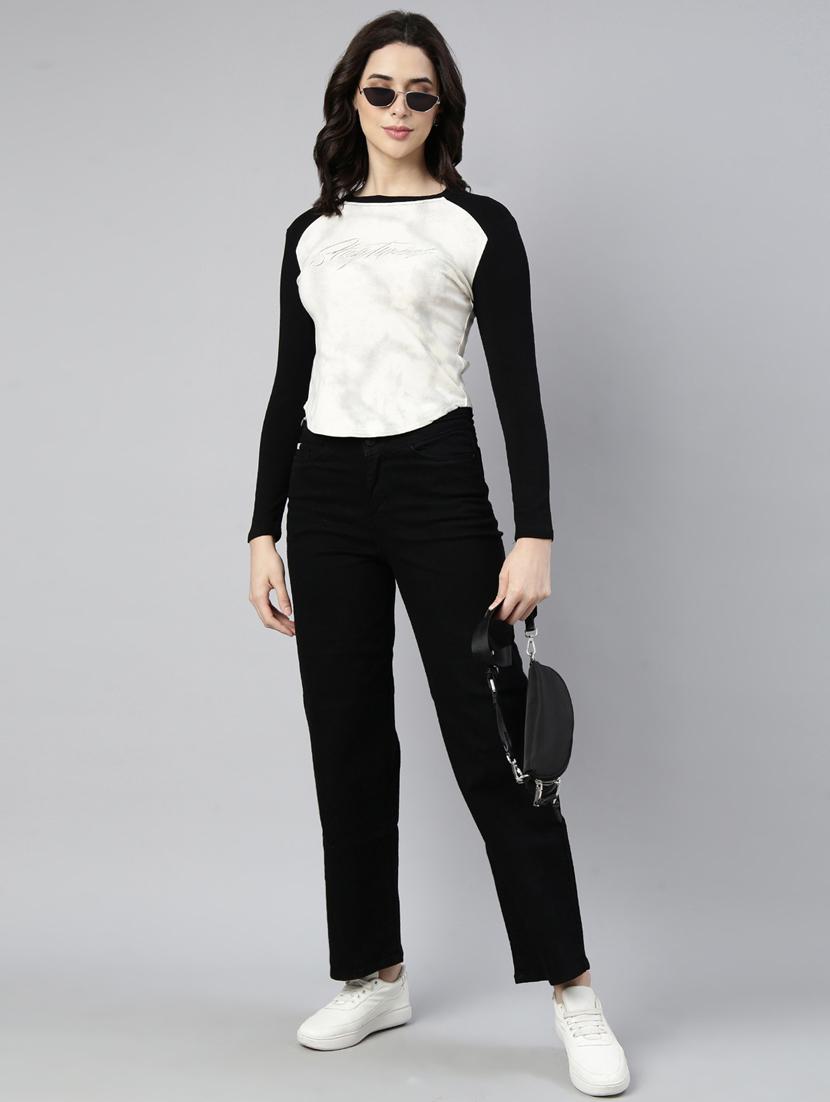 women color block regular top - 21023671 - Standard Image - 5