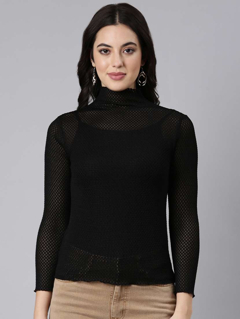 women self design regular top