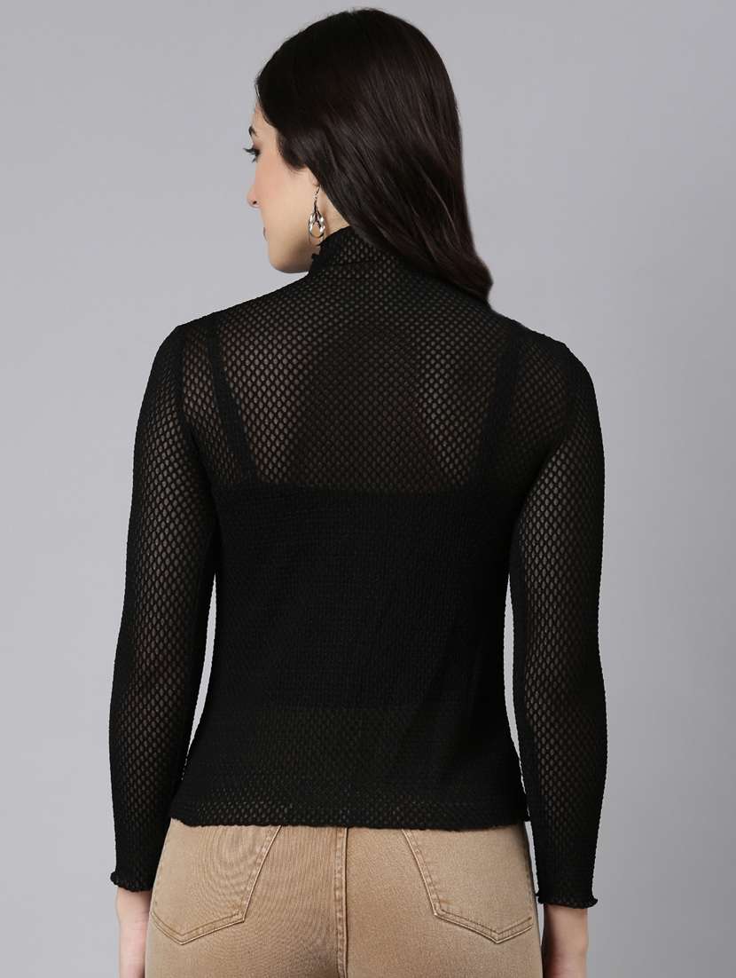 women self design regular top - 21023687 -  Standard Image - 3