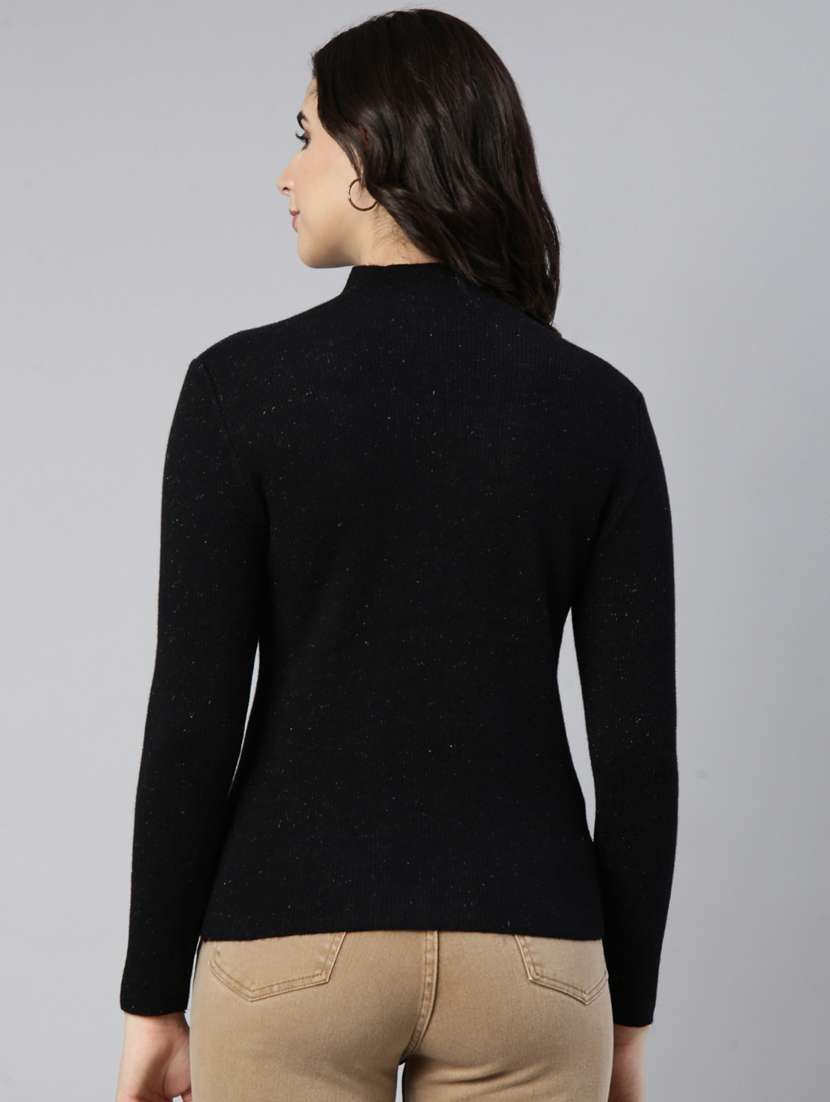 women solid color regular top - 21023694 - Standard Image - 3