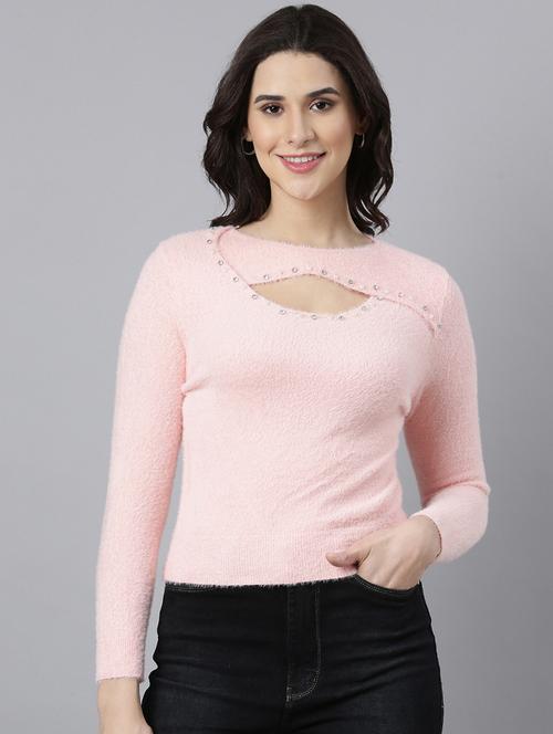 peach acrylic regular top - 21023748 -  Standard Image - 0