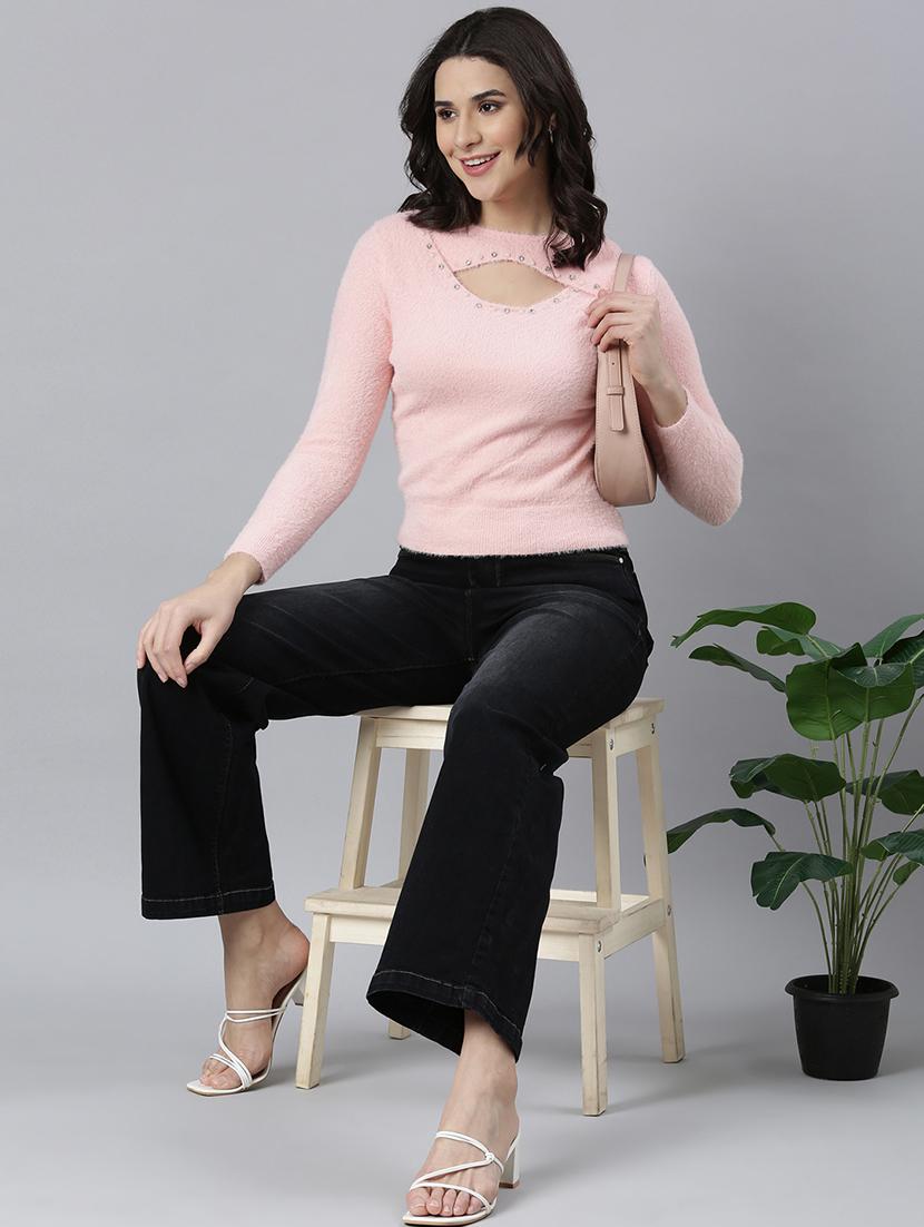 peach acrylic regular top - 21023748 - Standard Image - 5