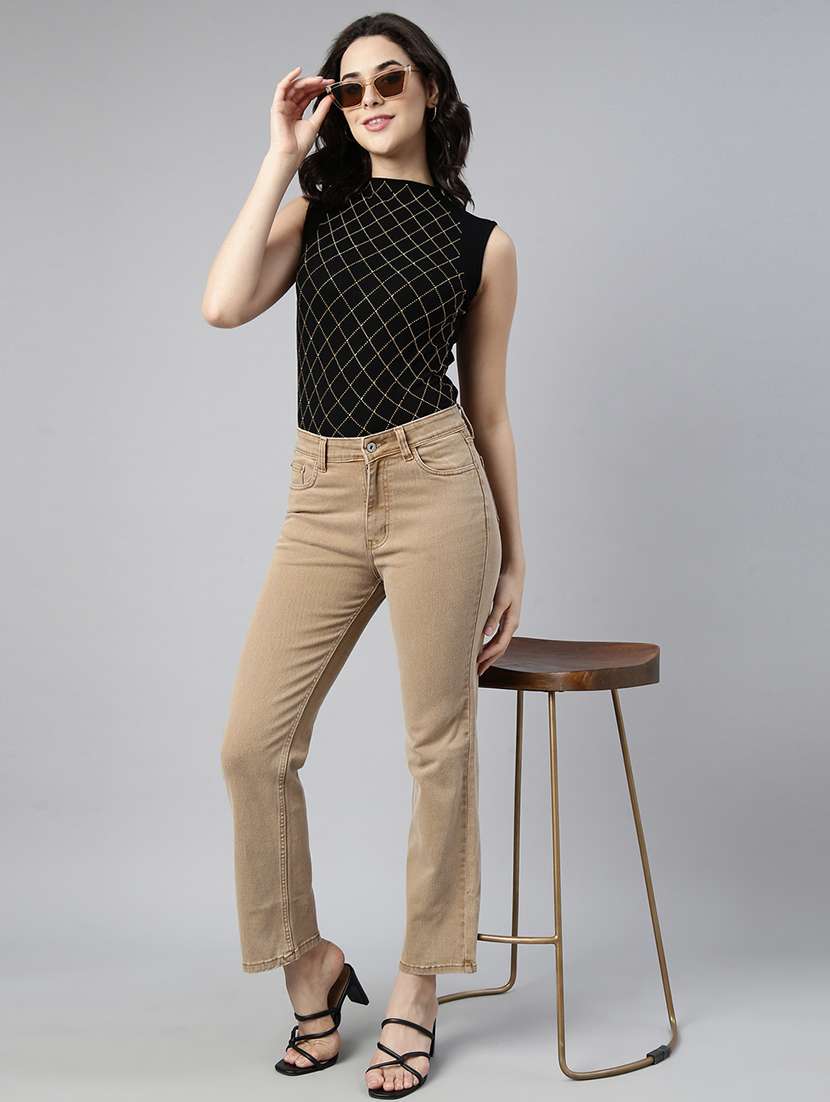 women black embellished sleeveless top - 21023828 -  Standard Image - 5