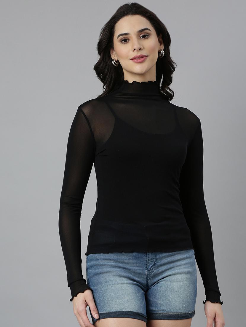 black net regular top - 21023841 - Zoom Image - 0