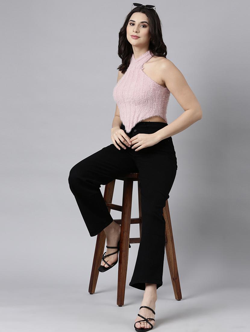 peach acrylic crop top - 21023850 - Standard Image - 5
