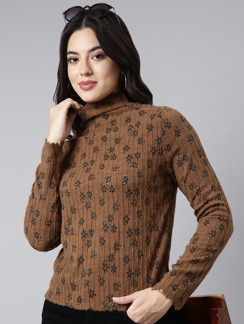 brown acrylic regular top - 21023865 - Standard Image - 3