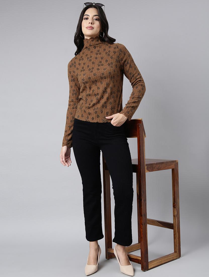 brown acrylic regular top - 21023865 - Standard Image - 5