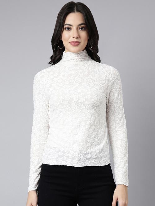 off white regular top - 21023879 - Standard Image - 0