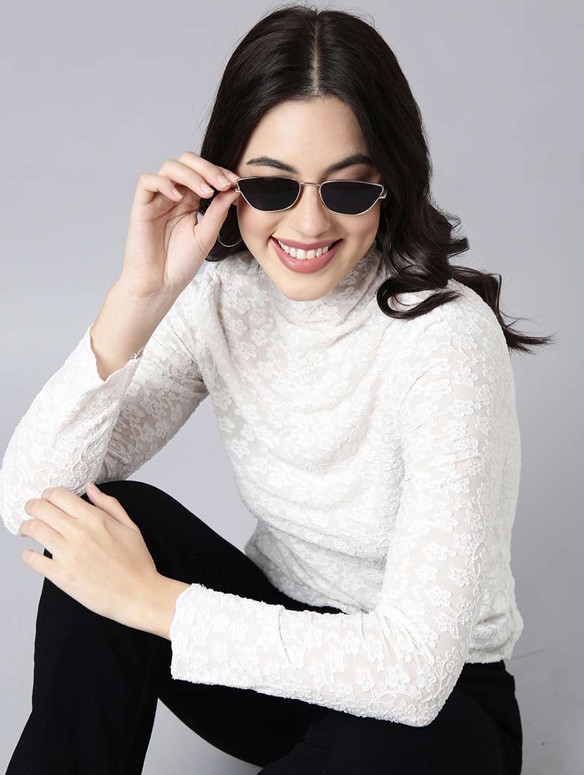 off white regular top - 21023879 - Standard Image - 3