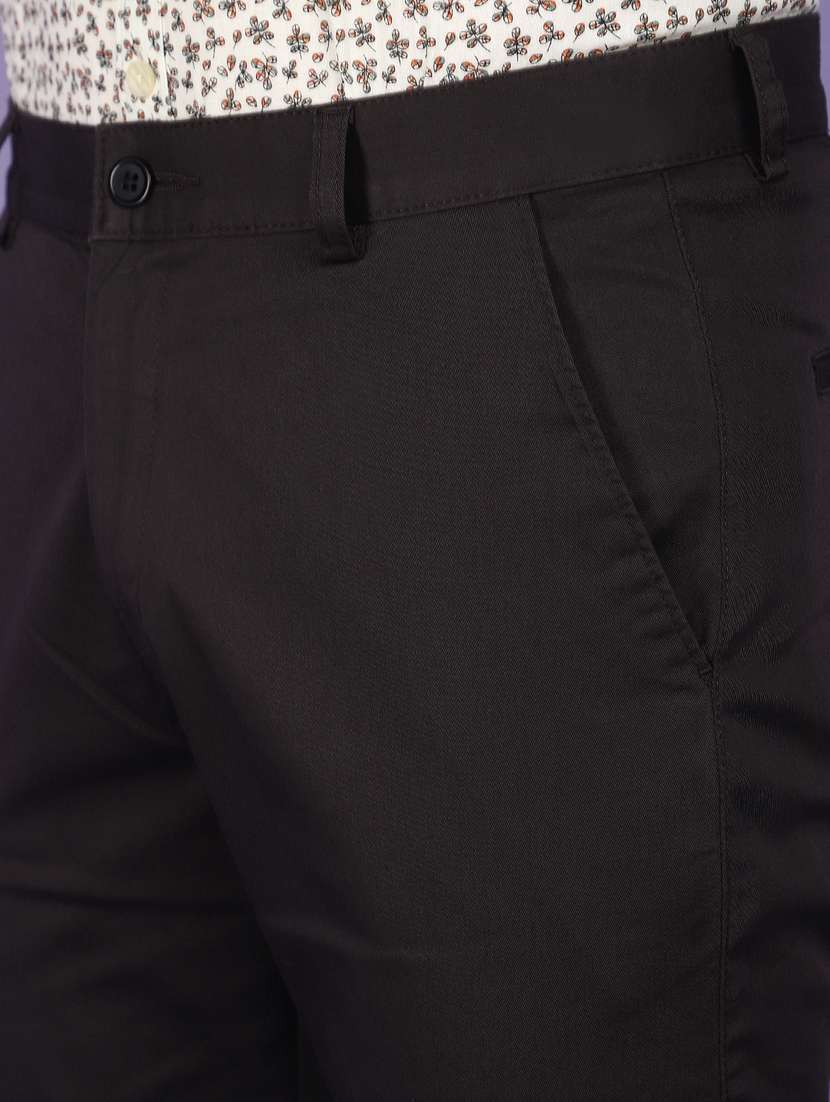 men solid ankle length chinos  - 21024014 -  Standard Image - 5