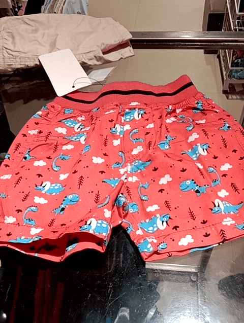 coral cotton shorts & three fourth - 21025404 - Standard Image - 0