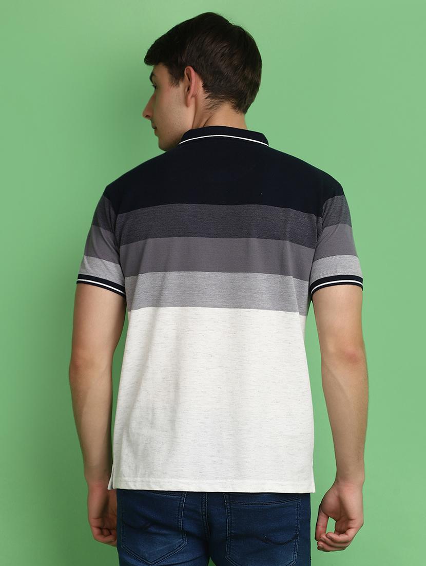 men color block polo t-shirt - 21025446 - Standard Image - 3