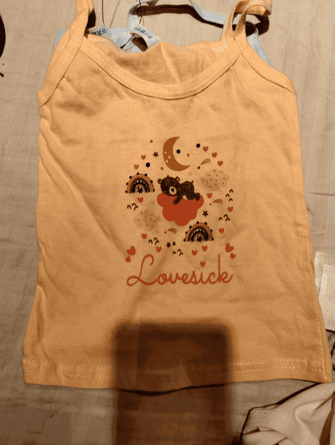 light bluepeach cotton vest - 21029064 -  Standard Image - 0