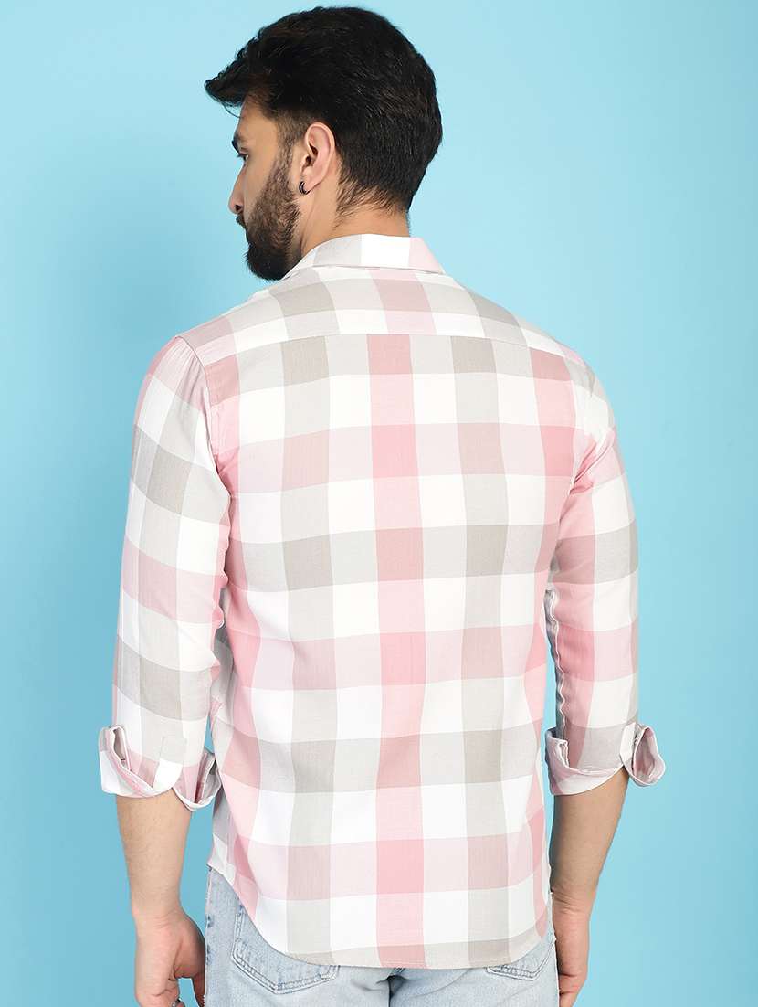 pink cotton casual shirt - 21031227 -  Standard Image - 3