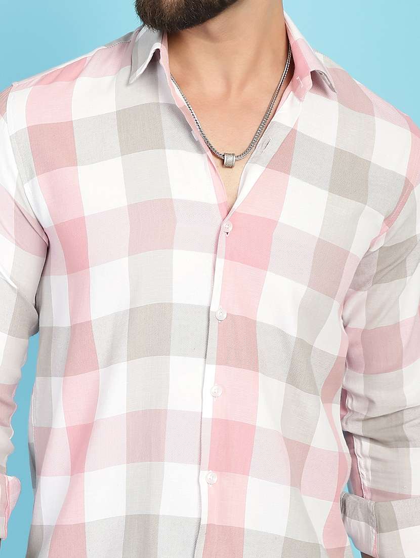 pink cotton casual shirt - 21031227 -  Standard Image - 5
