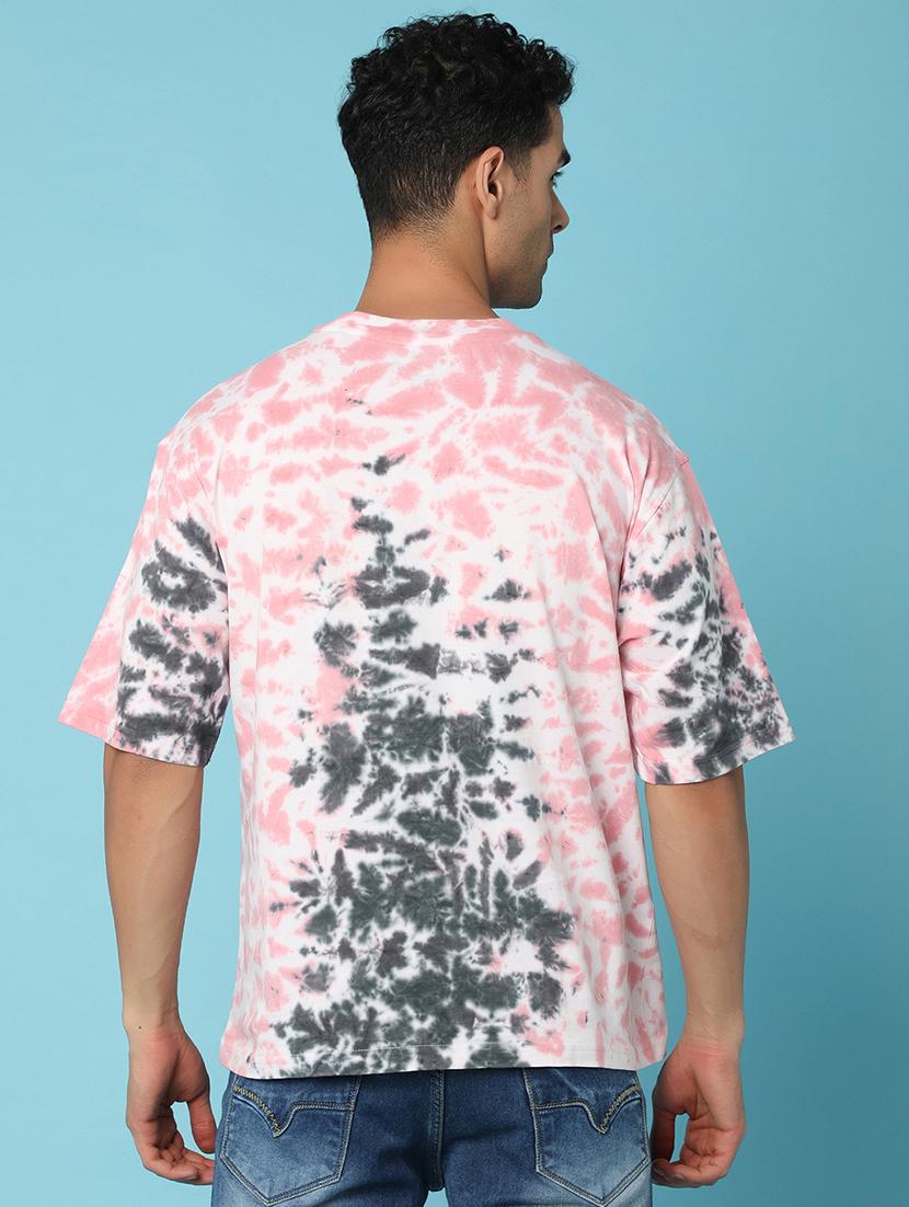 men tie & dye cotton t-shirt - 21031873 - Standard Image - 3