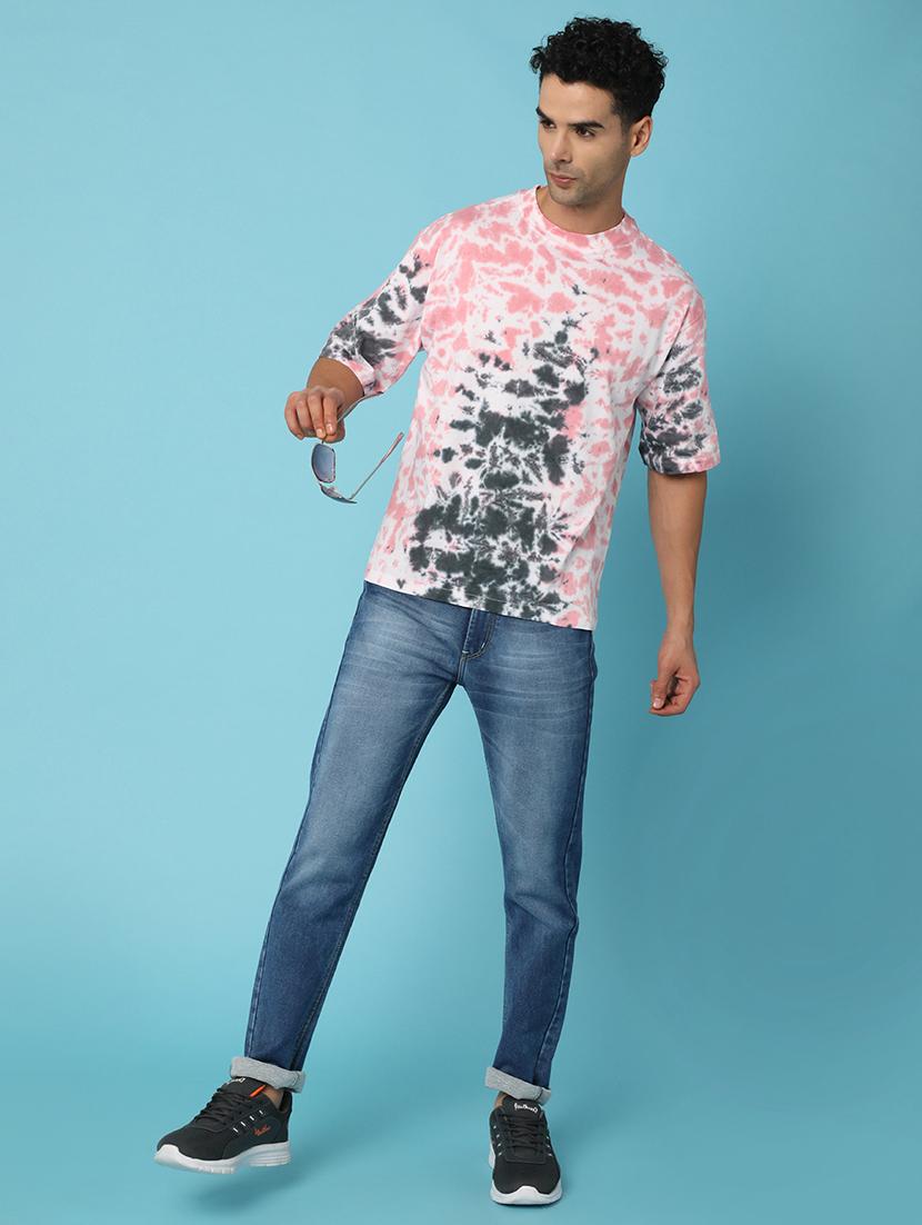 men tie & dye cotton t-shirt - 21031873 - Standard Image - 5