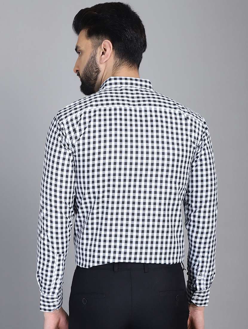 black cotton formal shirt - 21032027 - Standard Image - 3