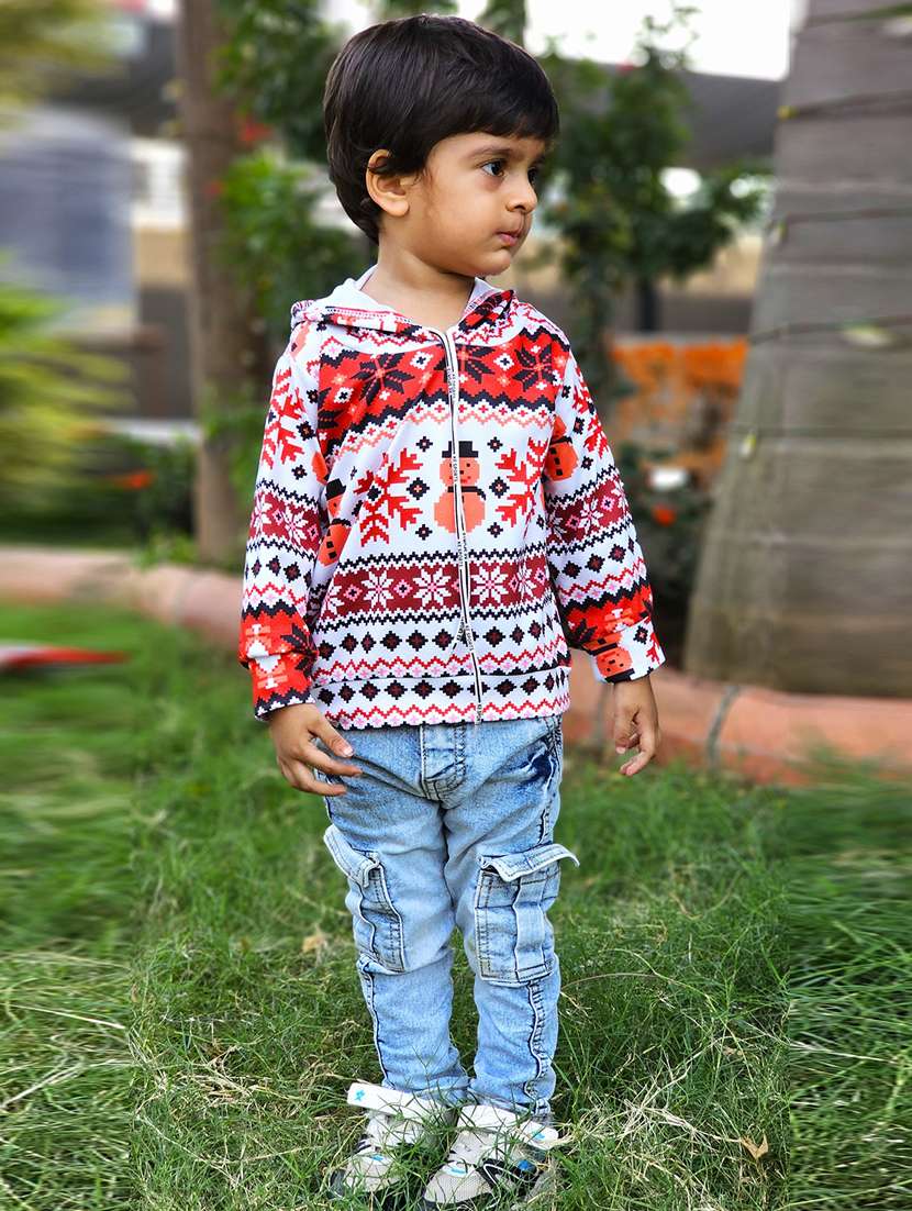 boys printed hooded t-shirt - 21033456 -  Standard Image - 3