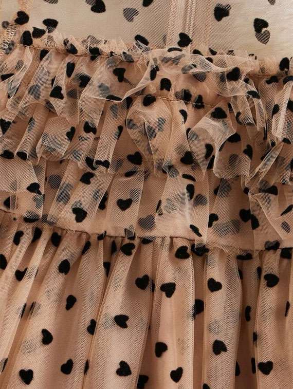 brown round neck frock - 21033874 - Standard Image - 3